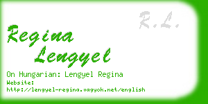 regina lengyel business card